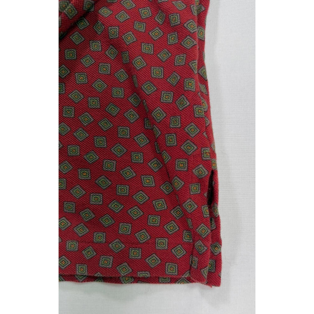 Vintage Ralph Lauren Long Sleeve Burgundy Button Down Shirt Size M - Picture 7 of 9